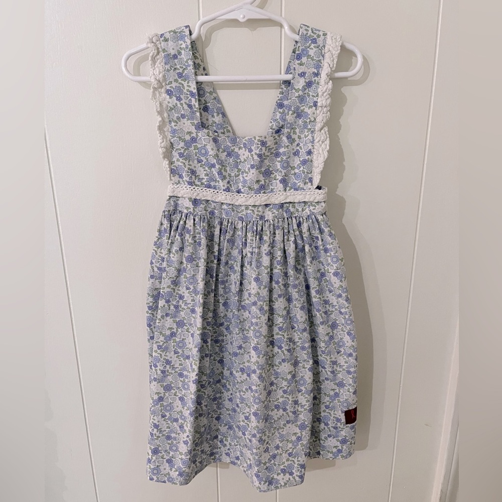 3T blue floral girls dress Millie Jay